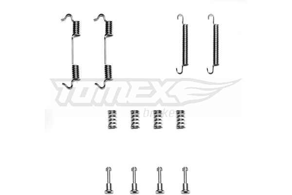 Sada příslušenství, brzdové čelisti TOMEX Brakes